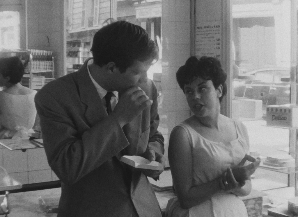 Kadrs no filmas "La Boulangère de Monceau / Monso maizniece" (1962)