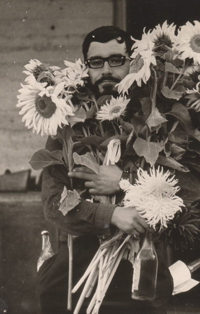 Armīns Lejiņš 20. gadsimta 70. gados, fotogrāfijas autors Uldis Ofkants. Foto no Rīgas Kino muzeja arhīva