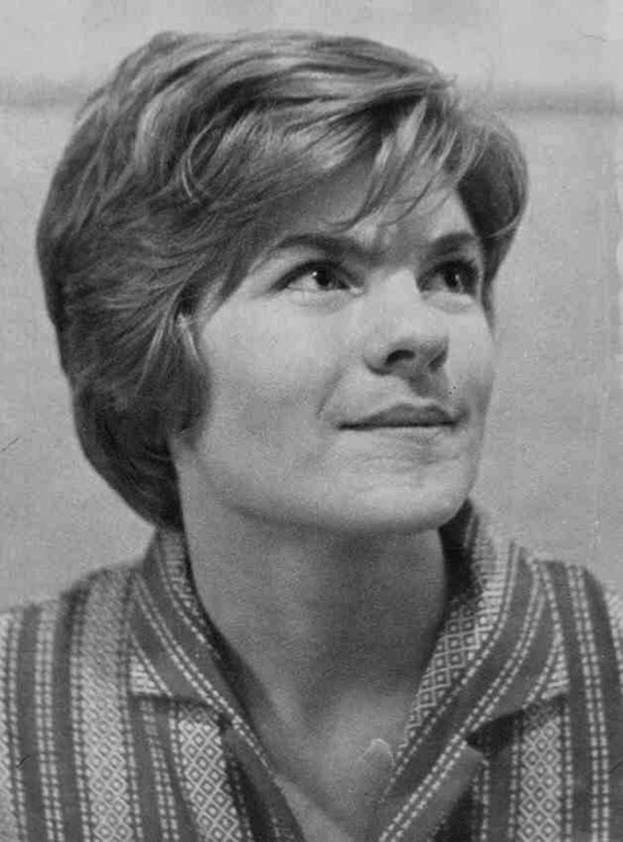 Roze Stiebra studiju gados Ļeņingradā, 1962. gads